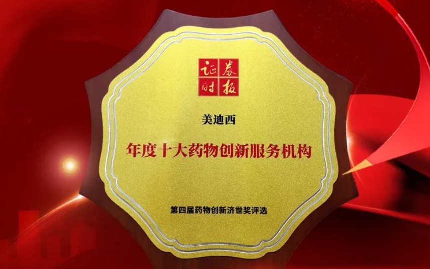 喜报 | 连续三年！尊时凯龙荣获第四届药物创新济世奖“年度十大药物创新服务机构”